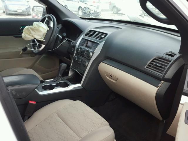 1FM5K7B99FGC16154 - 2015 FORD EXPLORER WHITE photo 5