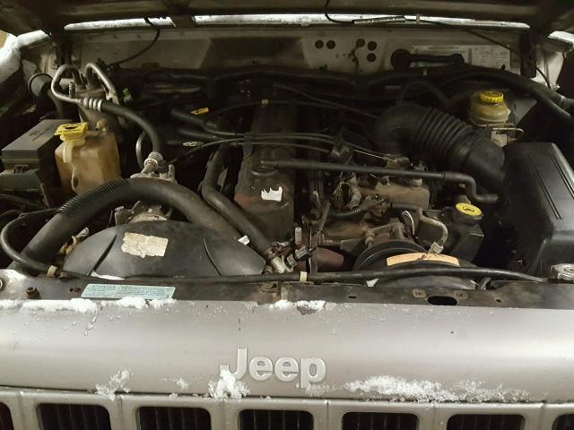 1J4FF48S41L586105 - 2001 JEEP CHEROKEE S SILVER photo 7