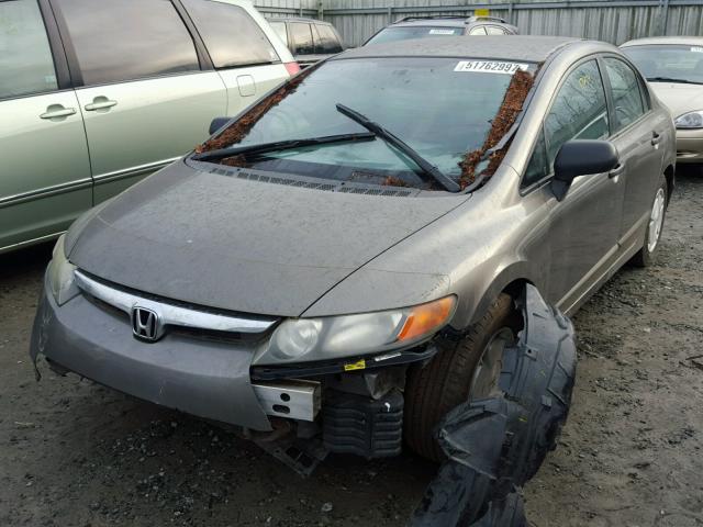 2HGFA15488H010020 - 2008 HONDA CIVIC DX-G GRAY photo 2