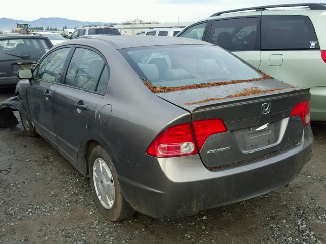 2HGFA15488H010020 - 2008 HONDA CIVIC DX-G GRAY photo 3