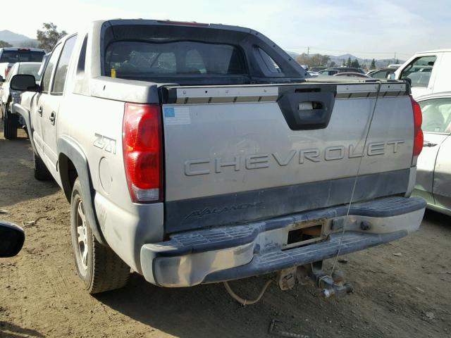 3GNEK12T24G284026 - 2004 CHEVROLET AVALANCHE BEIGE photo 3