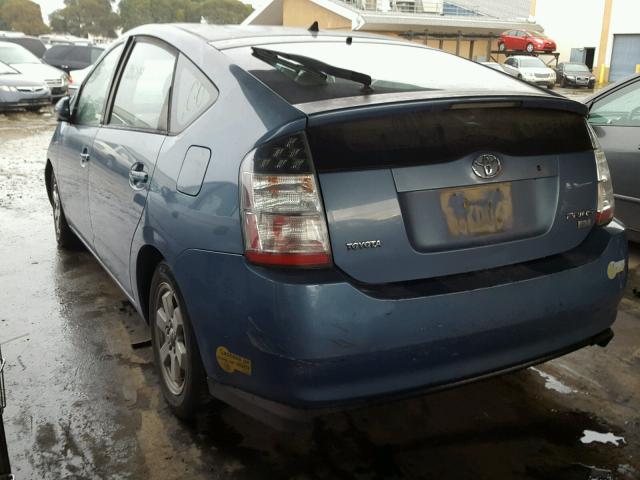 JTDKB20U253122530 - 2005 TOYOTA PRIUS BLUE photo 3