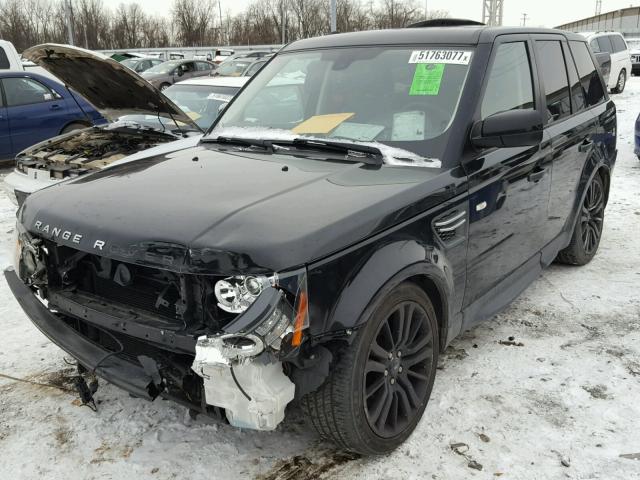 SALSK2D41BA271019 - 2011 LAND ROVER RANGE ROVE BLACK photo 2