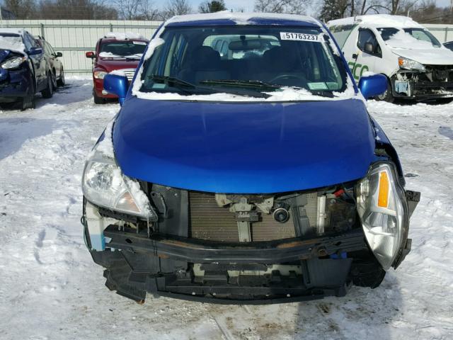 3N1BC13E99L472780 - 2009 NISSAN VERSA S BLUE photo 9