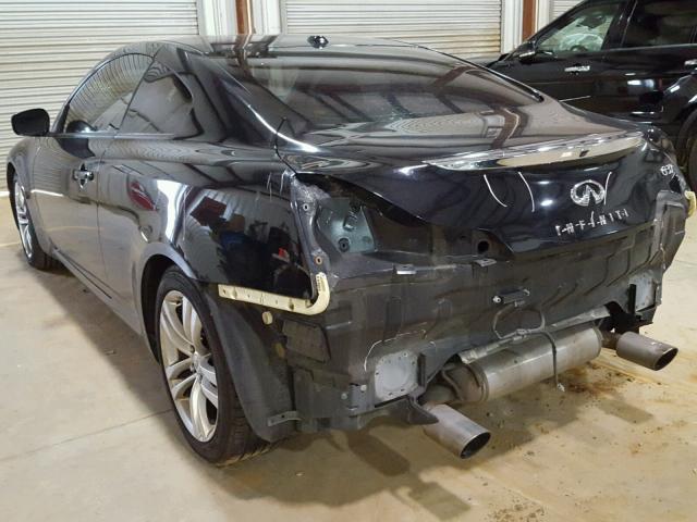 JNKCV64E58M121701 - 2008 INFINITI G37 BASE BLACK photo 3