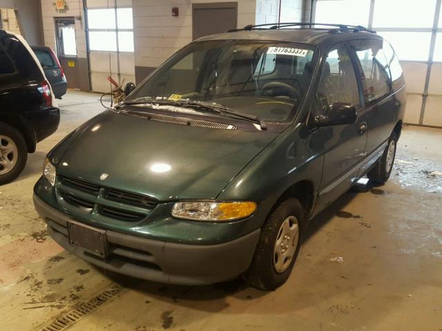 2B4FP2535WR831994 - 1998 DODGE CARAVAN TEAL photo 2