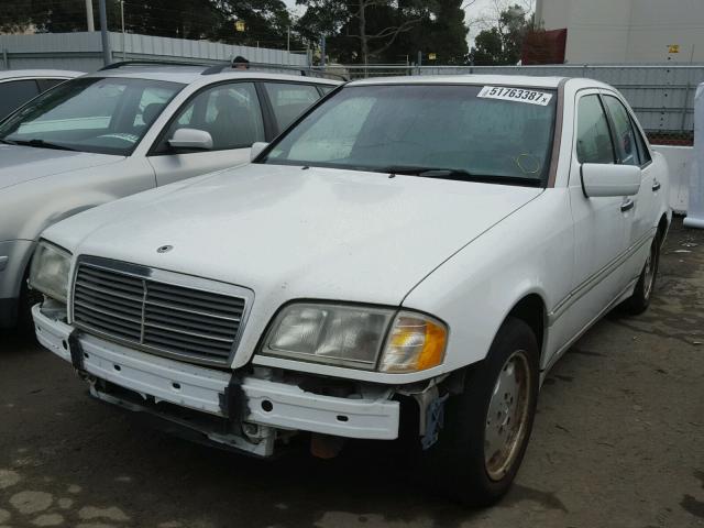 WDBHA29G9YA815832 - 2000 MERCEDES-BENZ C 280 WHITE photo 2