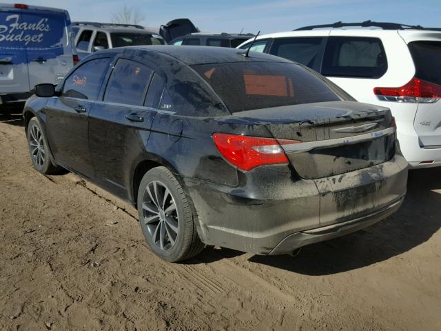 1C3CCBHG4CN210257 - 2012 CHRYSLER 200 S 黑色 照片 3
