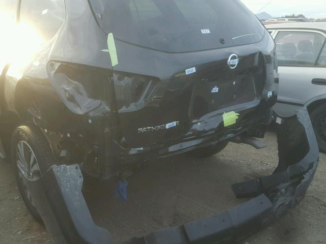 5N1DR2MN4HC661819 - 2017 NISSAN PATHFINDER BLACK photo 9