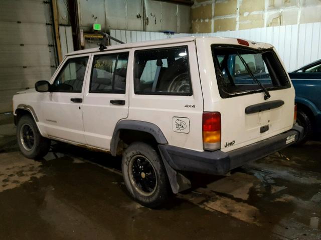 1J4FJ28S7VL548120 - 1997 JEEP CHEROKEE S WHITE photo 3