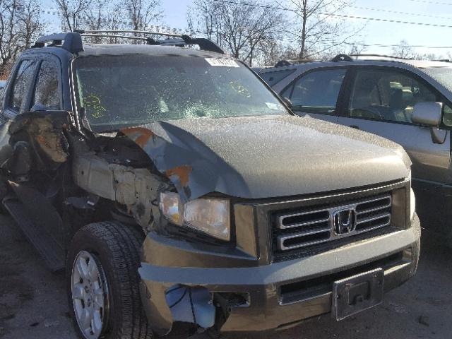 2HJYK16516H503333 - 2006 HONDA RIDGELINE GREEN photo 1