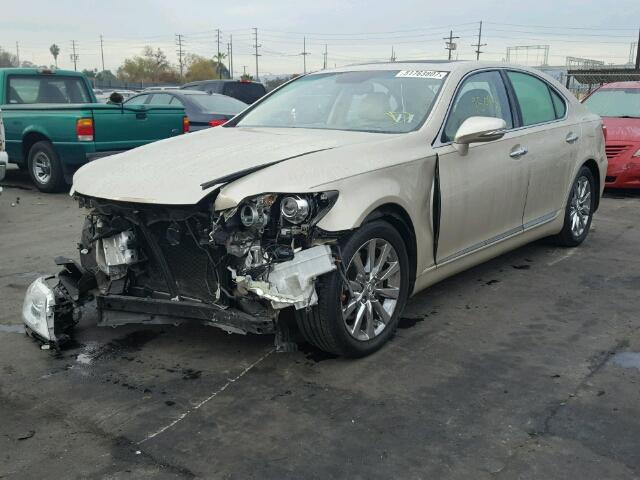 JTHBL5EF0B5103840 - 2011 LEXUS LS 460 BEIGE photo 2