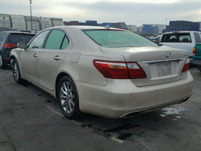 JTHBL5EF0B5103840 - 2011 LEXUS LS 460 BEIGE photo 3