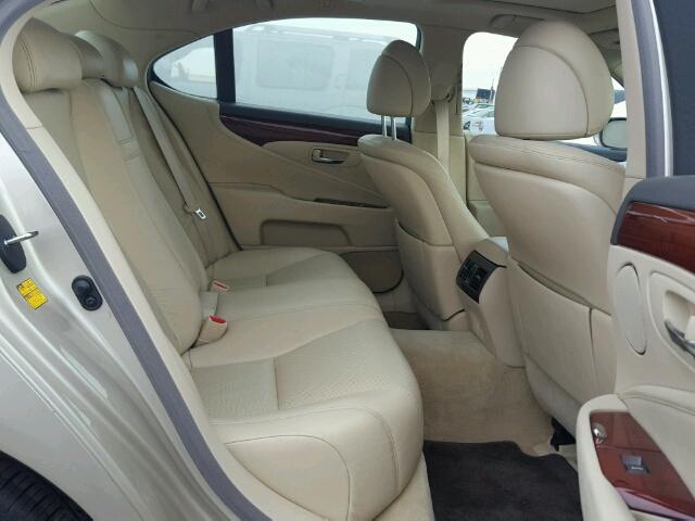 JTHBL5EF0B5103840 - 2011 LEXUS LS 460 BEIGE photo 6