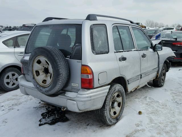 2S3TD52V4Y6108570 - 2000 SUZUKI VITARA JX SILVER photo 4