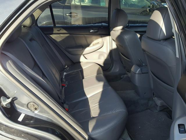 1HGCM66886A013505 - 2006 HONDA ACCORD EX GRAY photo 6