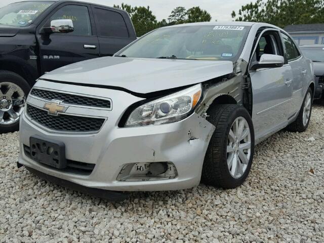 1G11E5SA4DF341860 - 2013 CHEVROLET MALIBU 2LT SILVER photo 2