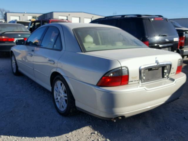 1LNHM87A15Y614290 - 2005 LINCOLN LS CREAM photo 3