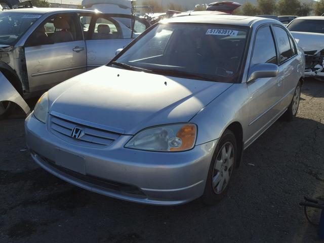 JHMES26722S001012 - 2002 HONDA CIVIC EX 银色 照片 2