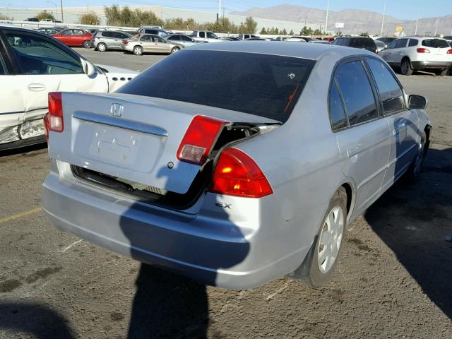 JHMES26722S001012 - 2002 HONDA CIVIC EX SILVER photo 4