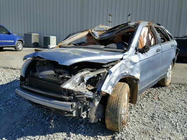 JHLRE38599C011930 - 2009 HONDA CR-V EX BLUE photo 2