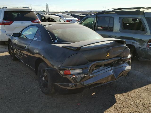 4A3AC44G65E001591 - 2005 MITSUBISHI ECLIPSE GS BLACK photo 3