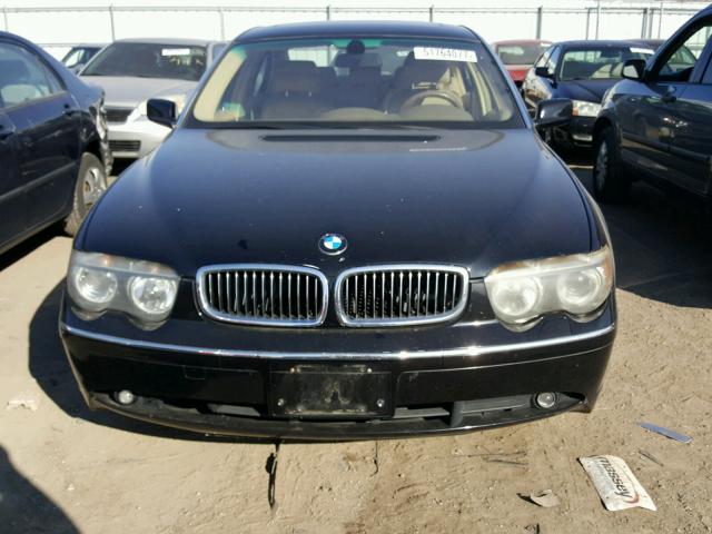 WBAGN63472DR05684 - 2002 BMW 745 LI BLACK photo 9