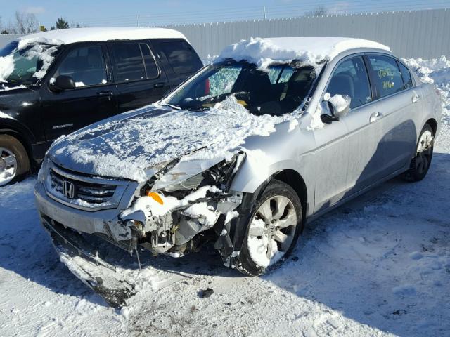 1HGCP26758A098894 - 2008 HONDA ACCORD EX SILVER photo 2