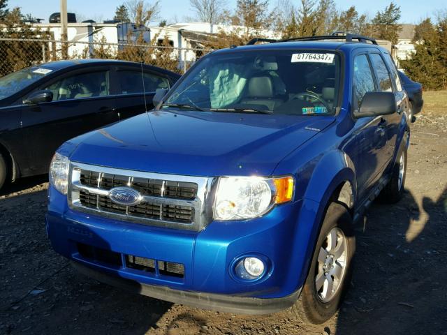 1FMCU0D74BKB01098 - 2011 FORD ESCAPE XLT BLUE photo 2