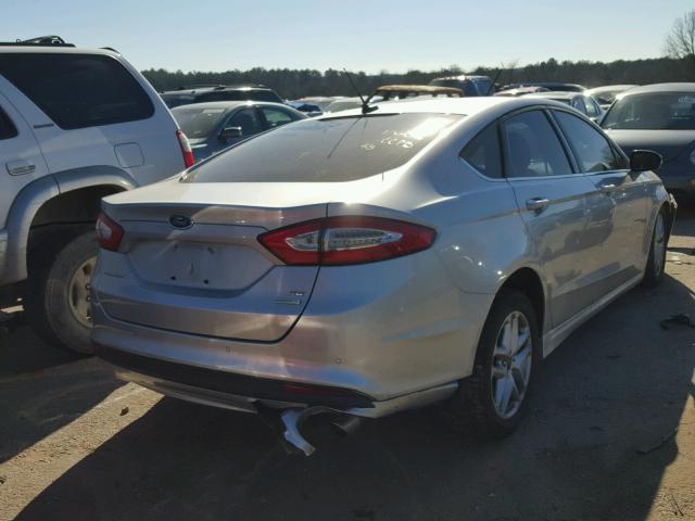 3FA6P0HD7ER332026 - 2014 FORD FUSION SE SILVER photo 4