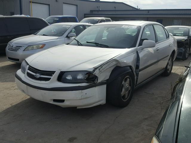 2G1WF52E359388748 - 2005 CHEVROLET IMPALA WHITE photo 2