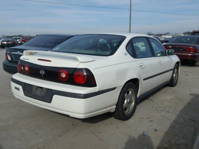 2G1WF52E359388748 - 2005 CHEVROLET IMPALA WHITE photo 4