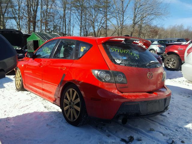 JM1BK34M181790397 - 2008 MAZDA SPEED 3 红色 照片 3