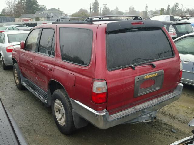 JT3GN86R4T0005795 - 1996 TOYOTA 4RUNNER SR RED photo 3