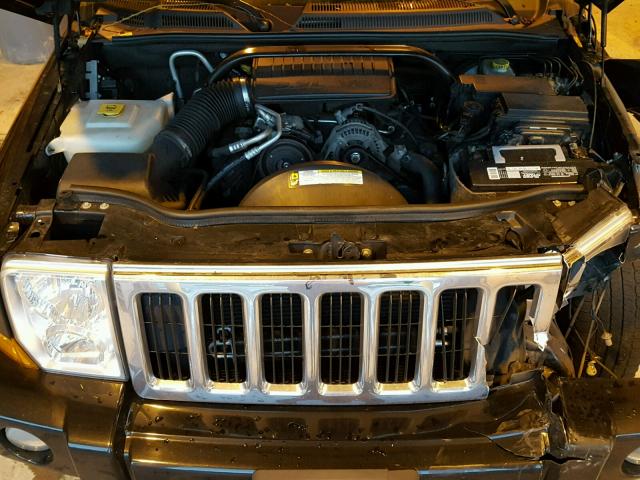 1J8HG48K99C501100 - 2009 JEEP COMMANDER BLACK photo 7