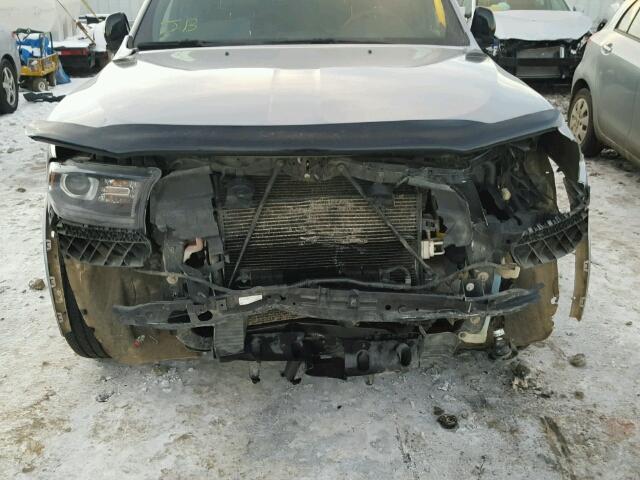 1C4SDJCT3FC837678 - 2015 DODGE DURANGO R/ GRAY photo 9