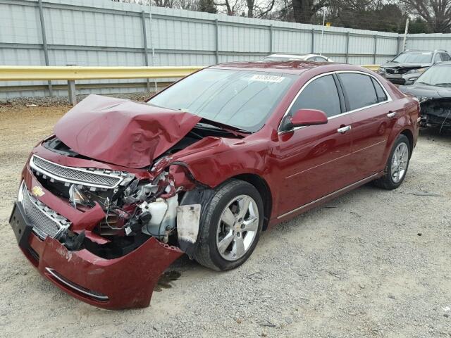 1G1ZC5E12BF229723 - 2011 CHEVROLET MALIBU 1LT BURGUNDY photo 2