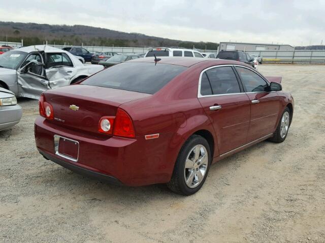 1G1ZC5E12BF229723 - 2011 CHEVROLET MALIBU 1LT 勃艮第红 照片 4