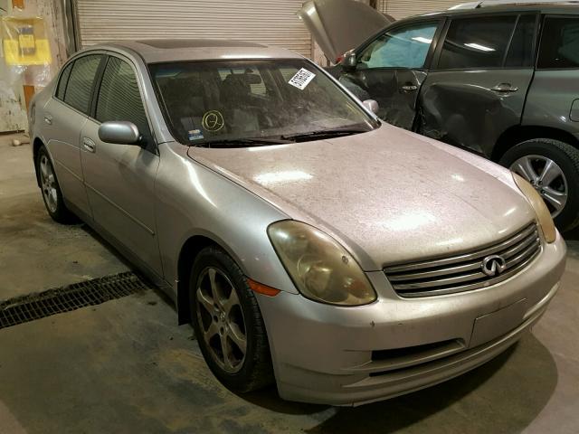 JNKCV51E64M610505 - 2004 INFINITI G35 SILVER photo 1