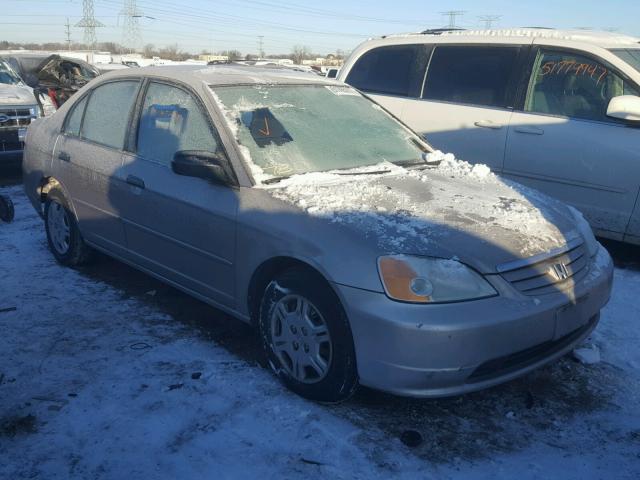 1HGES16501L074822 - 2001 HONDA CIVIC LX BROWN photo 1