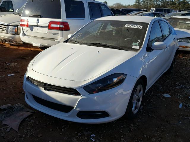 1C3CDFBB5FD193531 - 2015 DODGE DART SXT WHITE photo 2