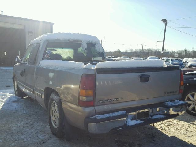 2GCEC19T2X1213322 - 1999 CHEVROLET SILVERADO BEIGE photo 3