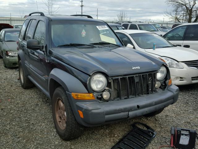 1J4GL48KX7W655139 - 2007 JEEP LIBERTY SP BLACK photo 1