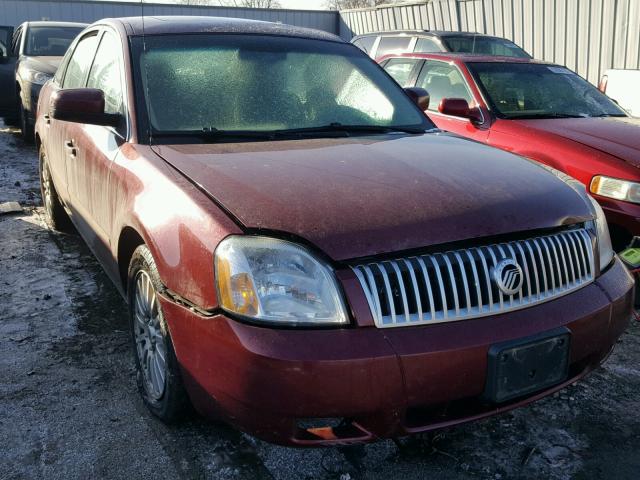 1MEHM43185G600779 - 2005 MERCURY MONTEGO PR BURGUNDY photo 1