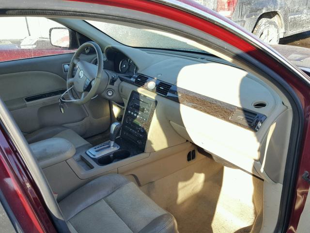 1MEHM43185G600779 - 2005 MERCURY MONTEGO PR BURGUNDY photo 5