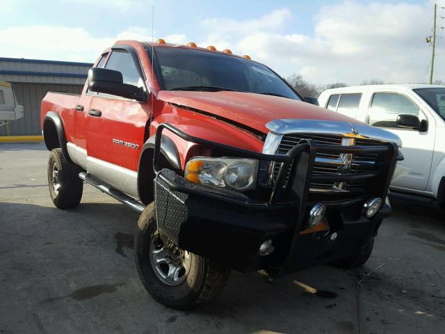 3D7KS28C85G721835 - 2005 DODGE RAM 2500 S RED photo 1