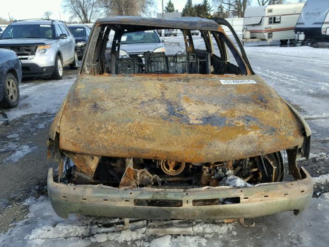 1GNFK16Z15J162762 - 2005 CHEVROLET SUBURBAN K BURN photo 9