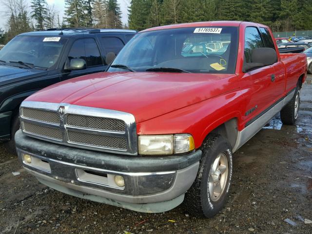 3B7HC13Y4XG153035 - 1999 DODGE RAM 1500 RED photo 2