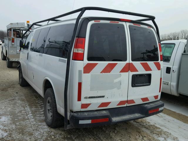 1GNZGXFA2E1160238 - 2014 CHEVROLET EXPRESS G3 WHITE photo 3