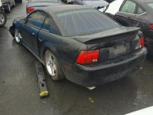 1FAFP4045YF306898 - 2000 FORD MUSTANG BLACK photo 3